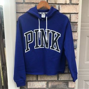 PINK CROP-TOP HOODIE
